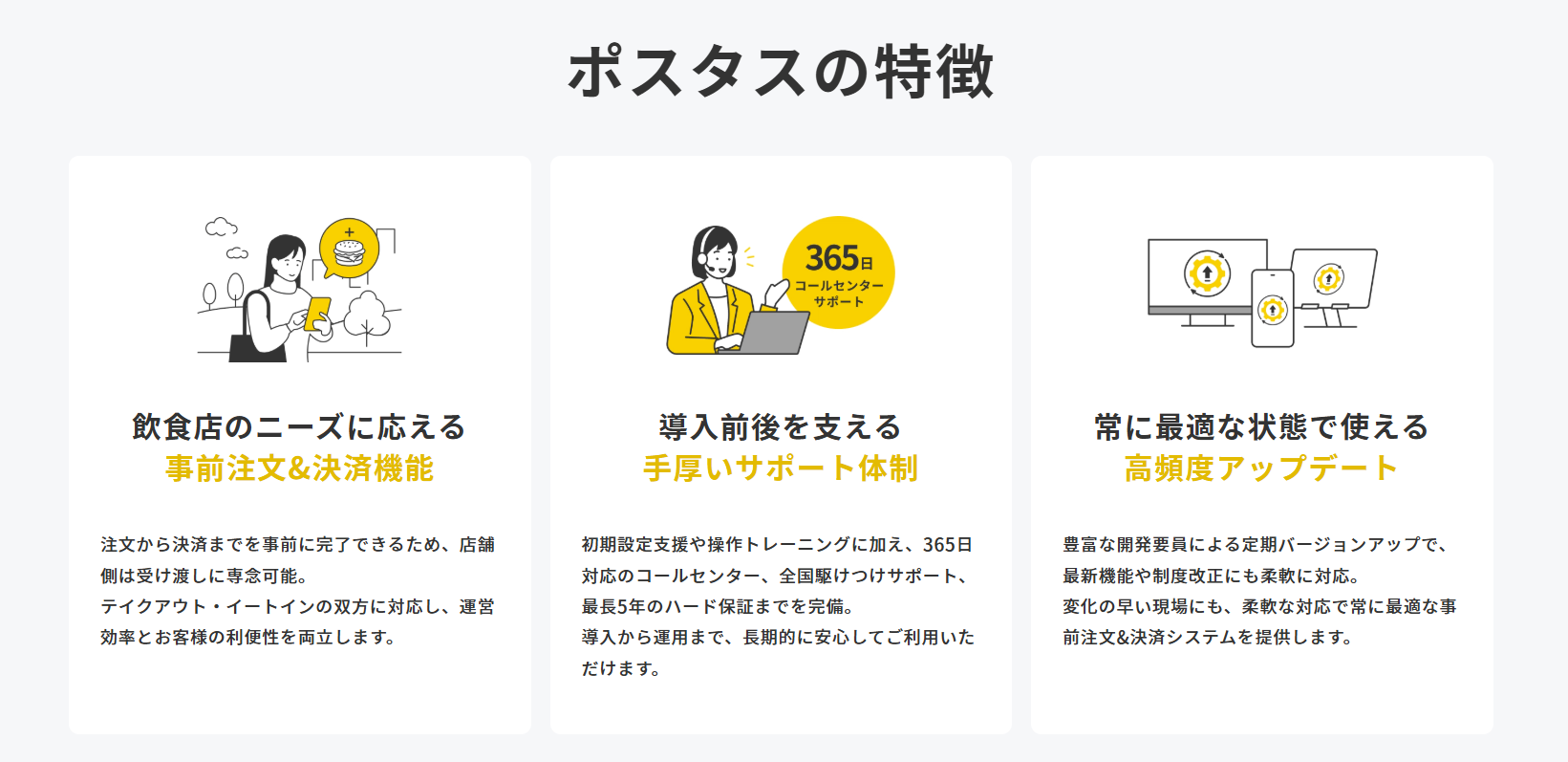 POS＋ order&pay紹介画像の2枚目